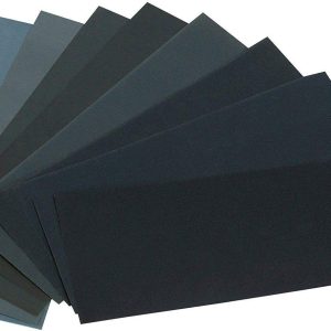 HSYMQ 24PCS Sand Paper Variety Pack Sandpaper 12 Grits Assorted for Wood Metal Sanding