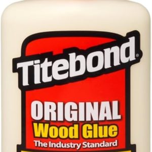 Titebond Original Wood Glue 5063, Industry Standard for Woodworking, Furniture Repair/Assembly, Construction, Home Repair or Modeling, 8 oz